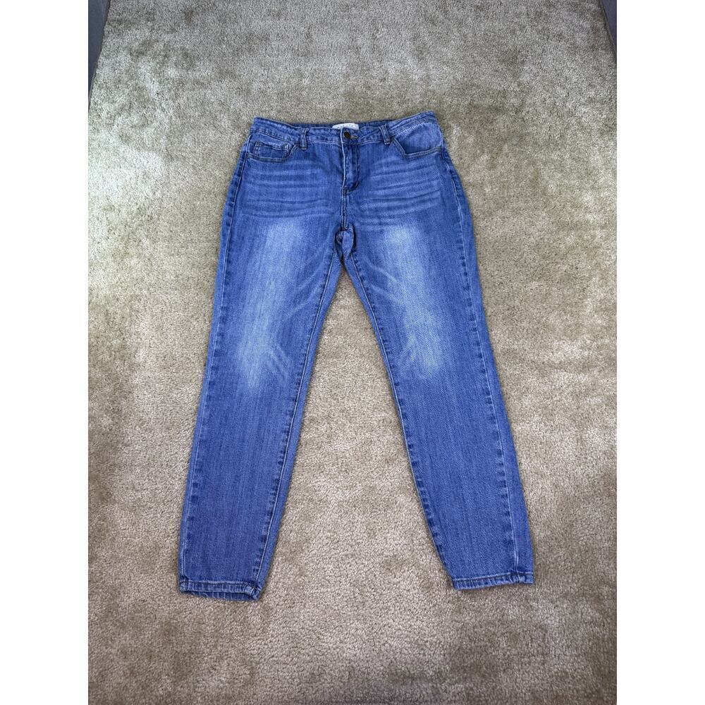 Nature Denim By KanCan Womens 29 32x28 Mid Rise Skinny Light Curvy Stretch D151